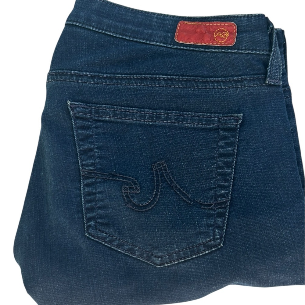 AG Adriano Goldschmied The Ballad Slim Boot Blue Denim Pants Womens 28R READ